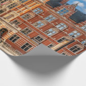 夕日のロ王室のンドン音楽大学を見る  ラッピングペーパー (角)