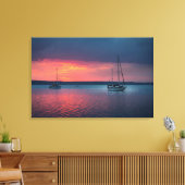 夕日の中に入ること | Cienfuego，キューバ キャンバスプリント (インサイチュ (リビング))