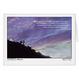 夕日の中のスピリット・ポニー