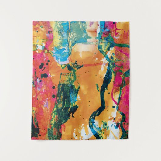 夕日の中。 タペストリー (正面)