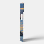 夕日の光の中でボトルの鼻を持つイルカ Case-Mate iPhoneケース (裏面 / 右)