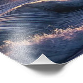 「夕日の地平線に一致する野生の馬 フォトプリント            (角)