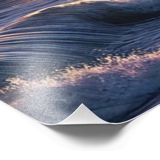 「夕日の地平線に一致する野生の馬 フォトプリント            (角)