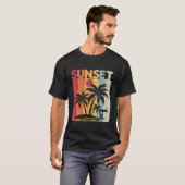 夕日の夏 Tシャツ (正面フル)