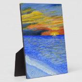 夕日の奇跡 フォトプラーク (側面)