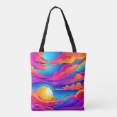 夕日の威厳 トートバッグ (裏面)