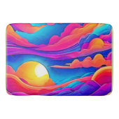 夕日の威厳 バスマット (正面)