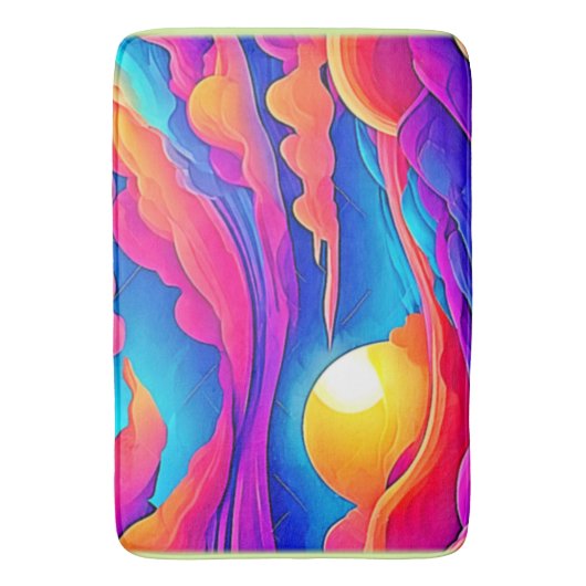 夕日の威厳 バスマット (正面縦)