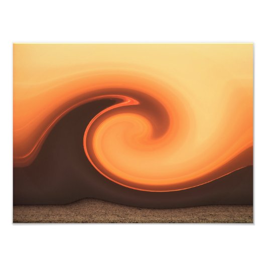 夕日の嵐 フォトプリント            (正面)