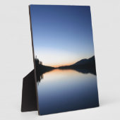 夕日の平和と静かな フォトプラーク (側面)