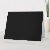 夕日の悔やみや弔慰または弔意カード カード (裏面)