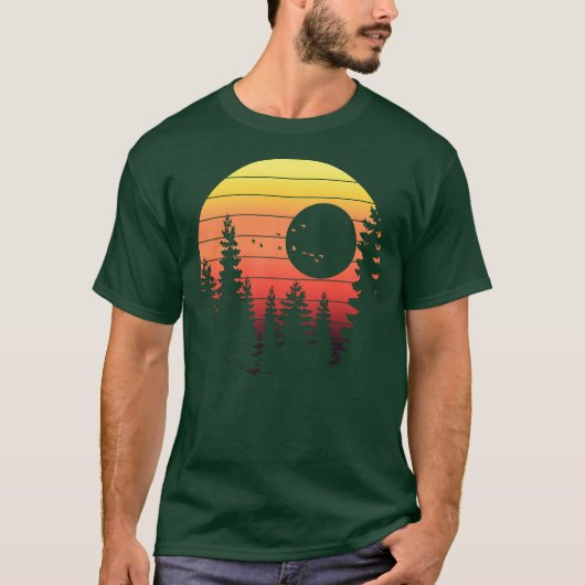 夕日の景色 Tシャツ (正面)
