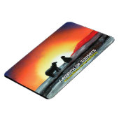 夕日の月 マグネット (左側)