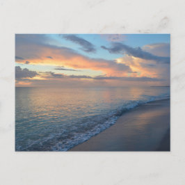 夕日の水面への反射 ポストカード