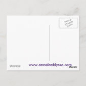 夕日の海のはがき ポストカード (裏面)