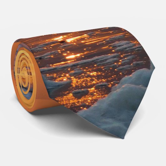 夕日の海 ネクタイ (ロール)