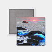 夕日の海….. マグネット (正面/裏面)