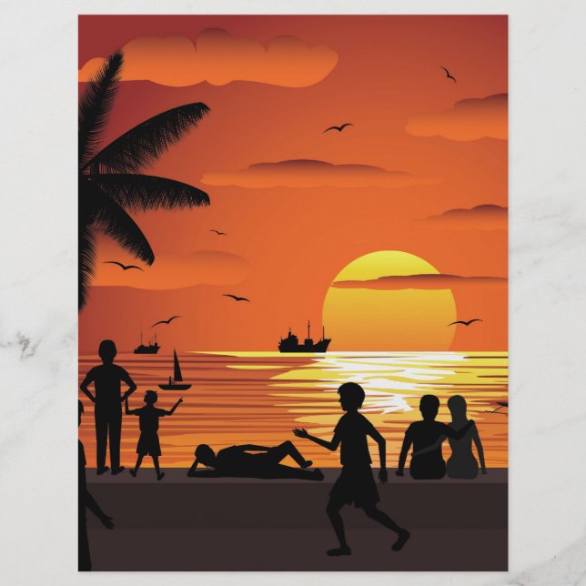 夕日の眺め (正面)