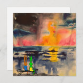 夕日の眺め (正面/裏面)