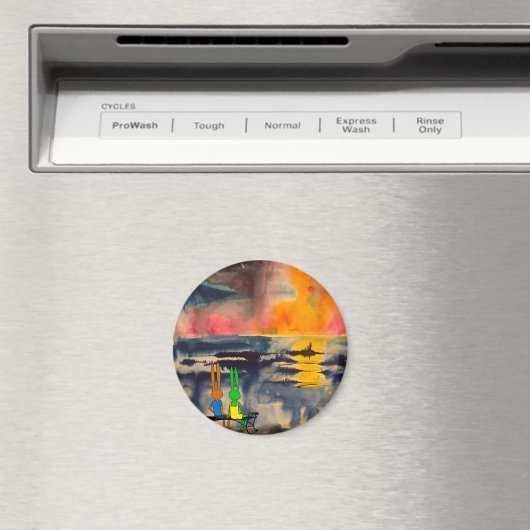 夕日の眺め マグネット (インサイチュ (食洗機))