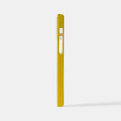 夕日の空鮮やか:黄色と青の融合ケース iPhoneケース (左側面)