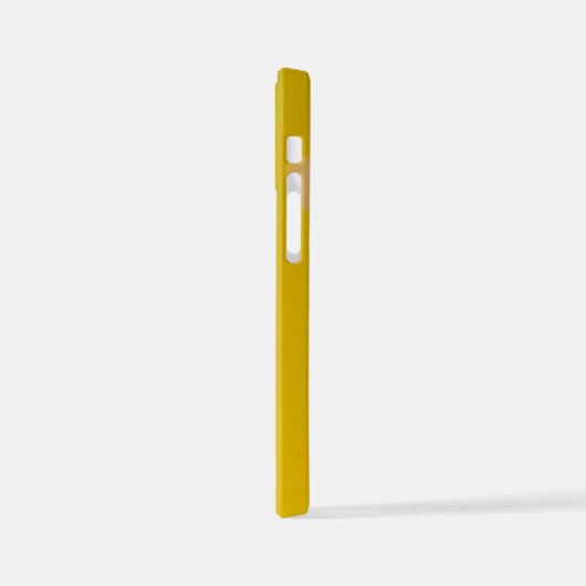 夕日の空鮮やか:黄色と青の融合ケース iPhoneケース (左側面)