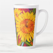 夕日の花 カフェラテマグ (右)