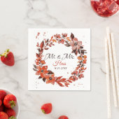 夕日の花 スタンダードカクテルナプキン (インサイチュ)