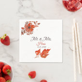 夕日の花 スタンダードカクテルナプキン (インサイチュ)