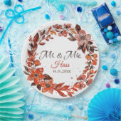 夕日の花 ペーパープレート (パーティー)