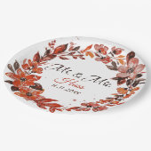 夕日の花 ペーパープレート (アングル)