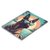 夕日の間に熱帯ビーチでベルギーのマリノワ ノートブック (左側)