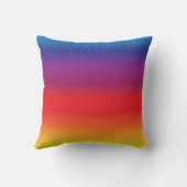 夕日の鮮やかテーマの背景と良い引用文 クッション (裏面)