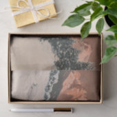 夕日はカイザータル、スノーマウンテン、デコページ 薄葉紙 (ギフト)