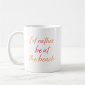 夕日はコーヒーのマグカップビーチに行った方がいい コーヒーマグカップ (左)