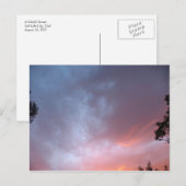 夕日カラフル ポストカード (正面/裏面)