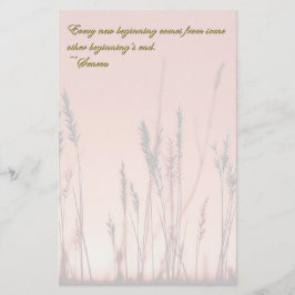 夕日シルエット感動的 便箋