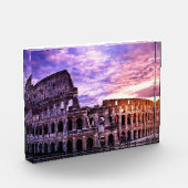 夕日絵画のローマのコロッセオの フォトブロック (左)