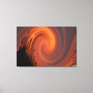 夕日転が キャンバスプリント