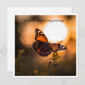 夕日飛んでいるに蝶、カスタマイズ可能 (正面/裏面)