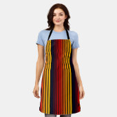 夕日 エプロン (着用した状態)