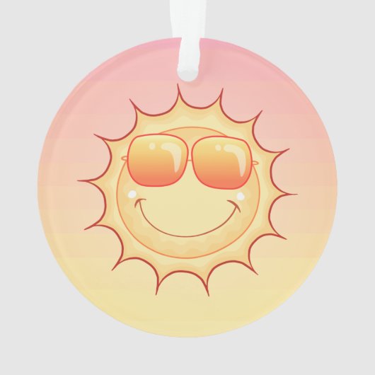 夕日 オーナメント (裏面)