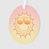 夕日 オーナメント (正面)