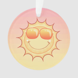 夕日 オーナメント