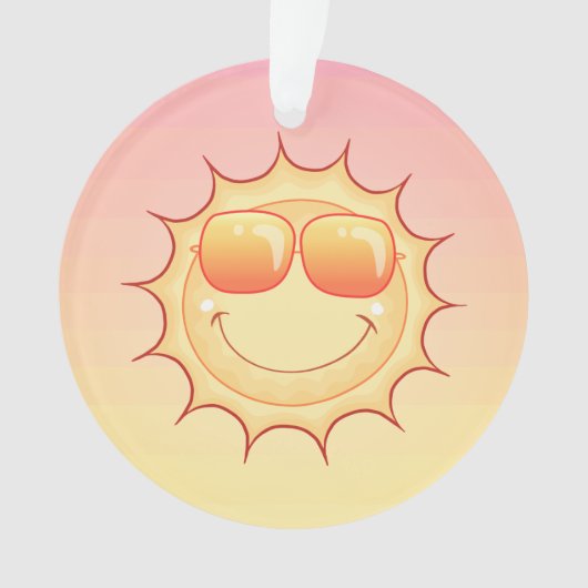 夕日 オーナメント (正面)