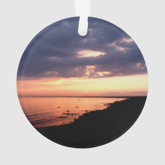 夕日 オーナメント (裏面)