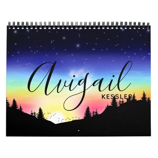 夕日 カレンダー (カバー)