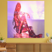 夕日 キャンバスプリント (インサイチュ (リビング))