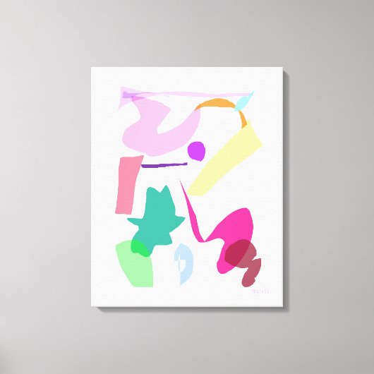 夕日 キャンバスプリント (正面)