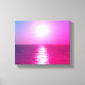 夕日 キャンバスプリント (正面)